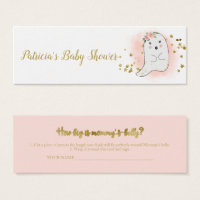 Schöne Halloween Baby Shower Measure Bly Card