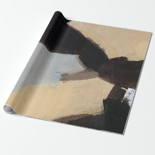 Schöne Hand gemalt minimalistisch. Modernes Stück Geschenkpapier