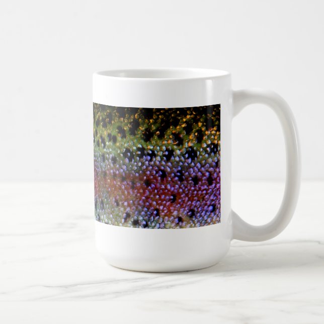 "Schöne Haut, Regenbogen-Bronze" durch James-Dame Kaffeetasse (Rechts)