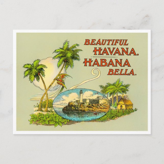 Schöne Havanna Vintage Reise Postkarte (Vorderseite)
