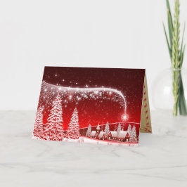 Schöne HD-Image-Weihnachtskarte Feiertagskarte