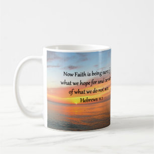 SCHÖNE HEBREWS 11:1 SONNENDESIGN KAFFEETASSE