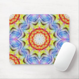 Schöne, helle Mosaiksteinblume Mousepad