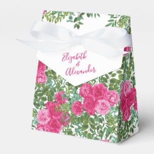 Schöne hellrosa Hochzeitsstipps Rose Geschenkschachtel