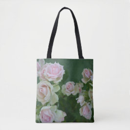 Schöne hellrosa Rose Tasche