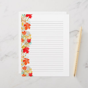 Schöne Herbstlaube im Herbst - Papier für Papier