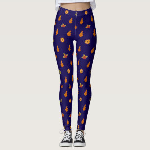 Schöne Herbstleaves Blume Muster Girl Leggings