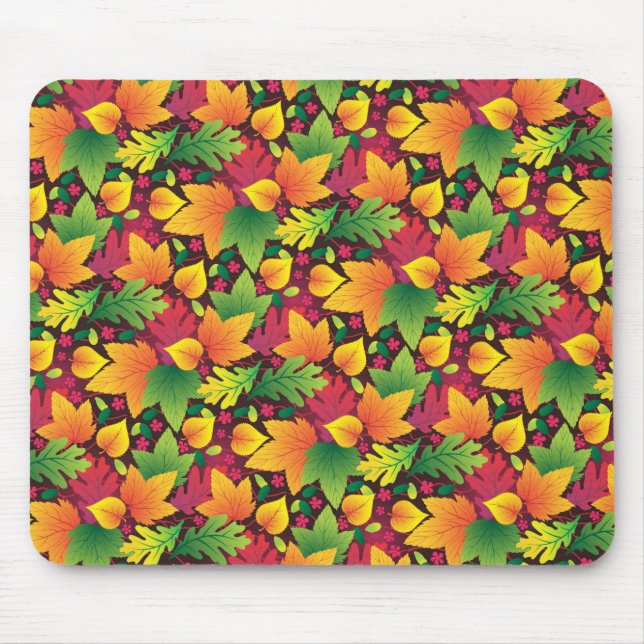 Schöne Herbstleaves Mouse Mat Mousepad (Vorne)