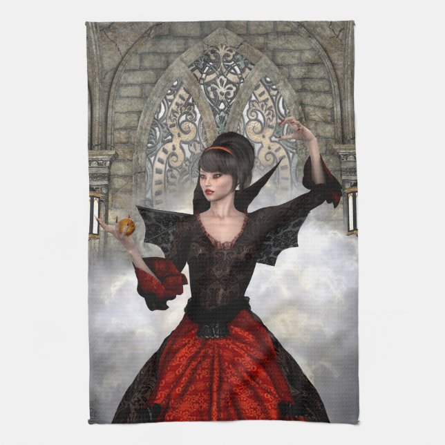 Schöne Hexe Handtuch (Vertikal)