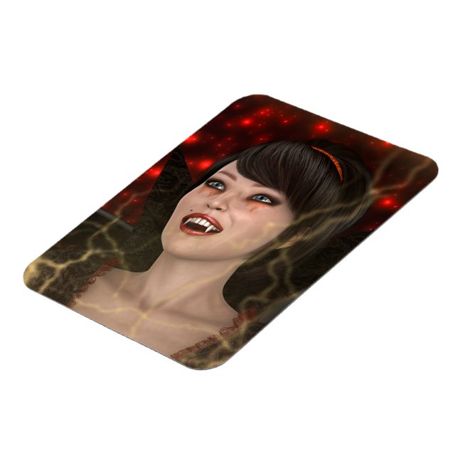 Schöne Hexe Magnet (Linke Seite)