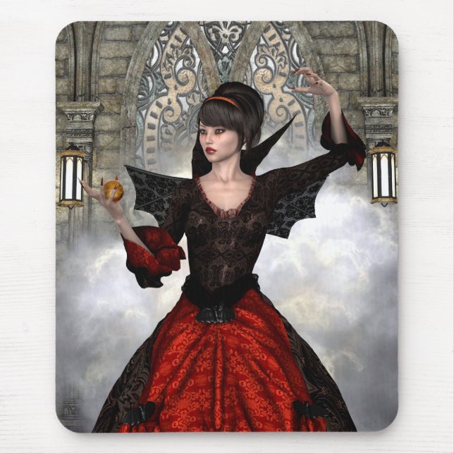 Schöne Hexe Mousepad (Vorne)