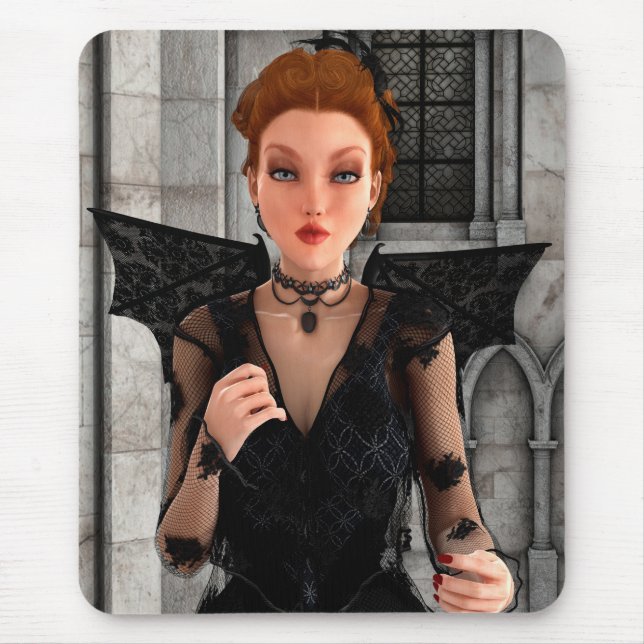 Schöne Hexe Mousepad (Vorne)