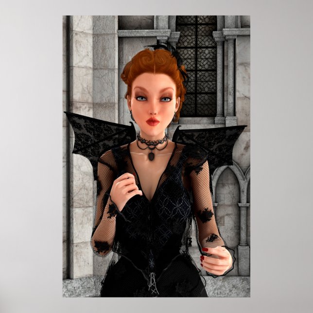 Schöne Hexe Poster (Vorne)