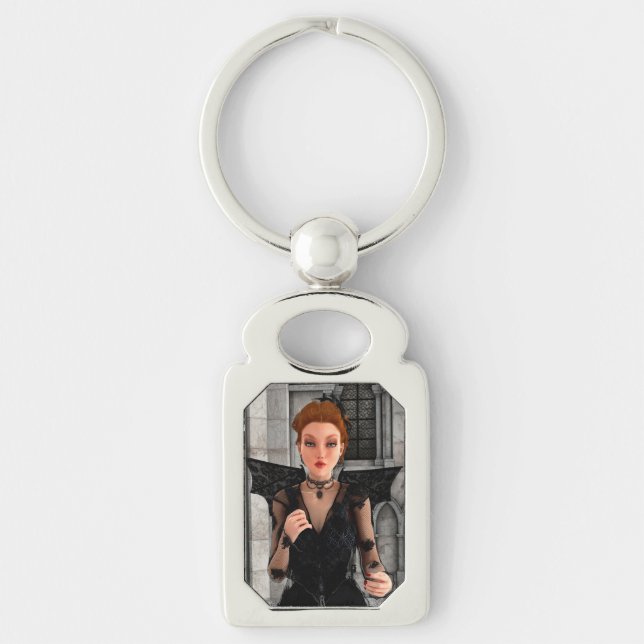 Schöne Hexe Schlüsselanhänger (Vorderseite)