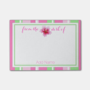 Schöne Hibiskus-Post-Itanmerkung Post-it Klebezettel