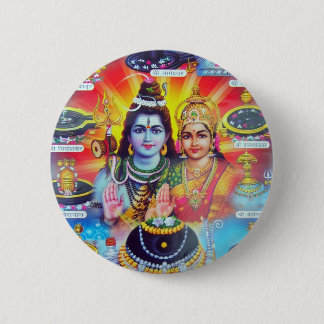 Schöne hindische Gottheiten und Göttinnen Button