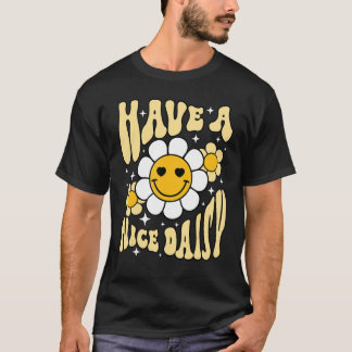 Schöne Hippie Floral Retro Groovy T-Shirt
