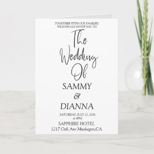 Schöne Hochzeit Karte