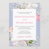 Schöne Hochzeit mit dustigem Blau und Rosa