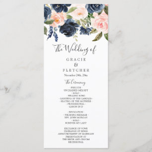 Schöne Hochzeit von Blume der Marine Programm