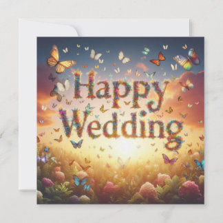 Schöne Hochzeitkarten Karte