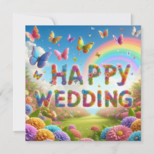 Schöne Hochzeitkarten Karte