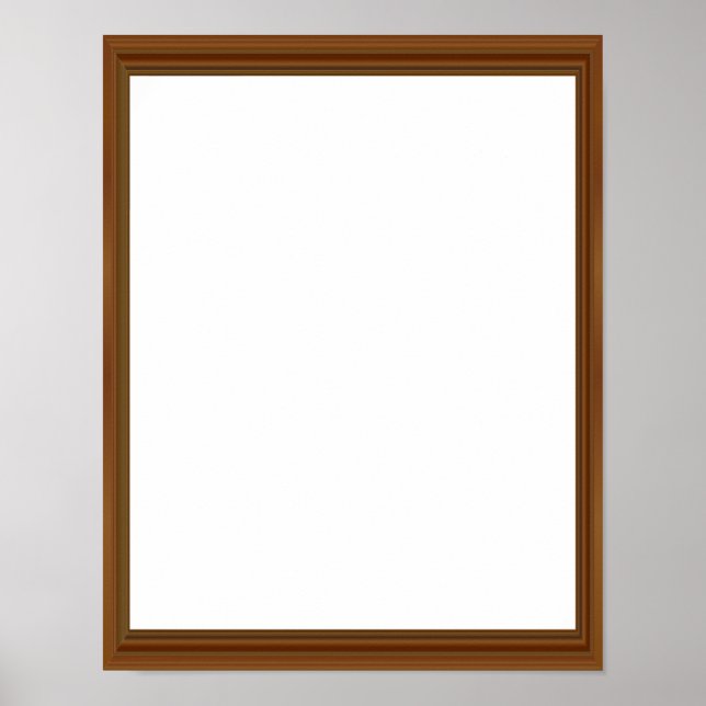 Schöne Holzrahmen spektakuläre Phantastische Leere Poster (Vorne)