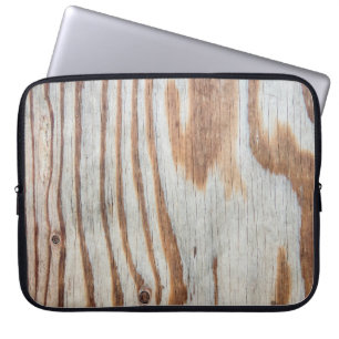 Schöne Holzstruktur oder Hintergrundabstrakte, gr Laptopschutzhülle