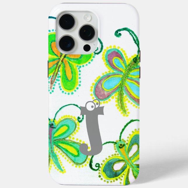 Schöne Hübsche Ausnahme Girly Butterfly Case-Mate iPhone Hülle (Rückseite)