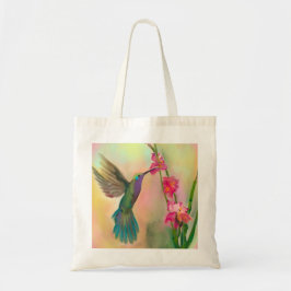 Schöne Hummingbird- und Blumen-Tragetasche Tragetasche