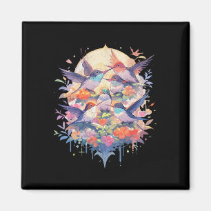 Schöne Hummingbirds Bird Watching Earth Day Nat Magnet
