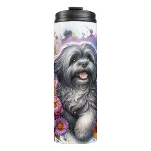 Schöne Hunde/Llasa Apso Dog Thermosbecher