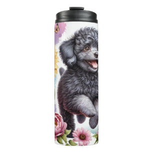 Schöne Hunde Rassen//Poodle Hund Thermosbecher