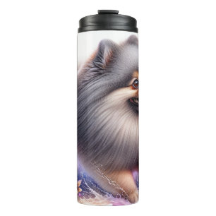 Schöne Hunde Rassen/Spitz Hund Thermosbecher