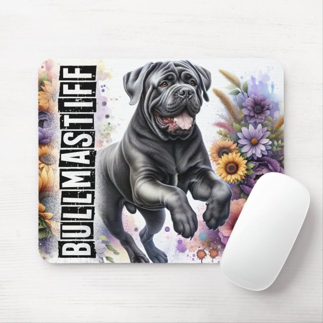 Schöne Hunderassen/Bullmastiff Hund Mousepad (Mit Mouse)
