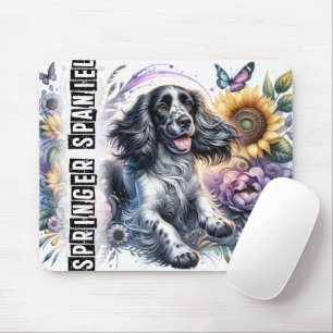 Schöne Hunderassen/Springer Spaniel Hund Mousepad