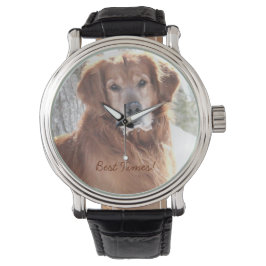 Schöne Hundeschau Armbanduhr