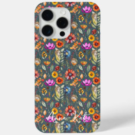 Schöne Hütte Grau Wildblume & Igels Fall Case-Mate iPhone Hülle