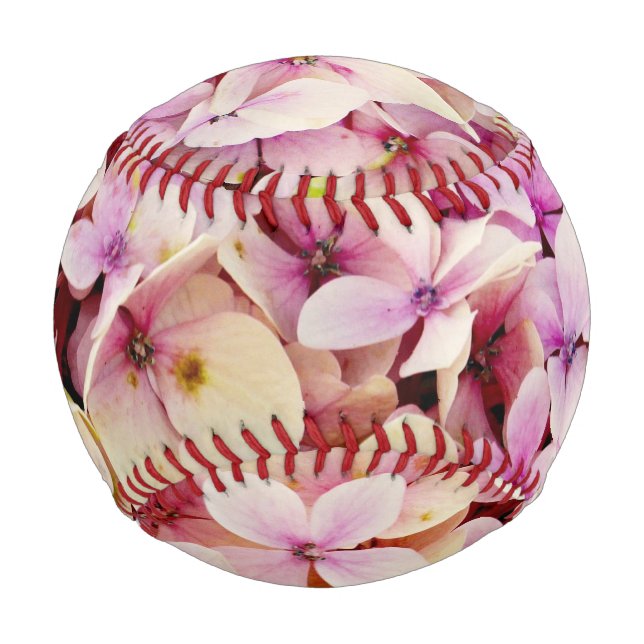 Schöne Hydrangea-Blume Baseball (Vorderseite)