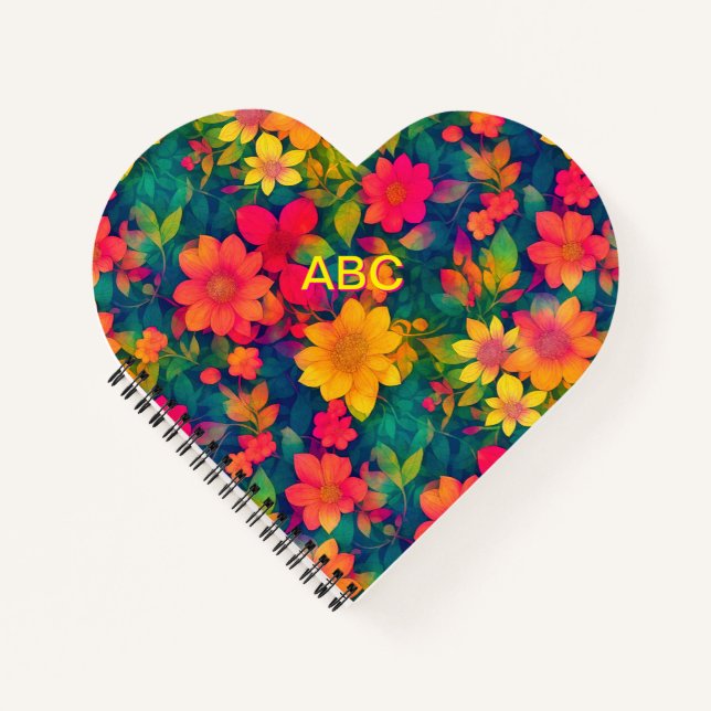 Schöne Impressionen aus der Roten Blume Notizbuch (Vorderseite)