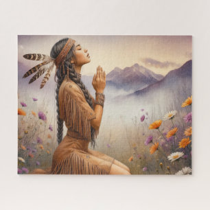 Schöne indianische Frau/Erbe