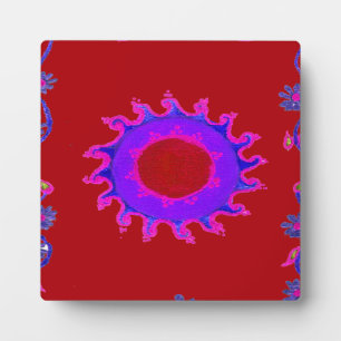 Schöne indische Motiv Mehndi Kunst Design Fotoplatte