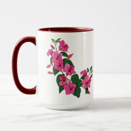 Schöne, individuell gestaltete Blumenzauber Tasse