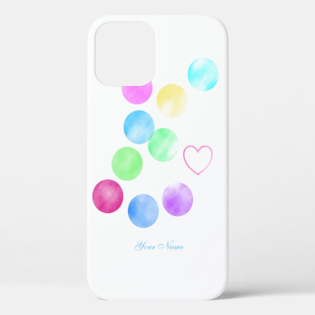 Schöne iPhone-Abdeckung mit Ihrem Namen Case-Mate iPhone Hülle (Rückseite)