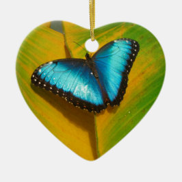 Schöne, iridescent Butterfly Keramikornament