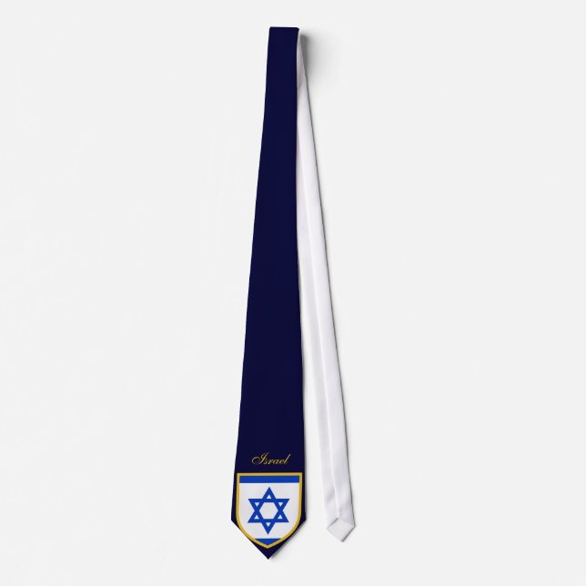 Schöne Israel-Flagge Krawatte (Vorderseite)
