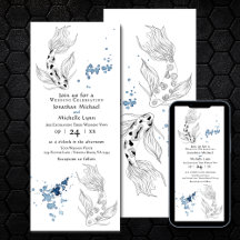 Schöne japanische Koi Fish Hochzeit