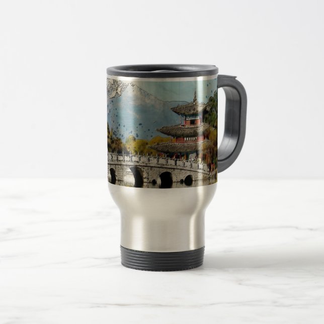 Schöne japanische Tasse (VorderseiteRechts)