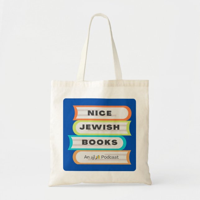 Schöne jüdische Bücher Podcast Logo Tasche (Vorne)