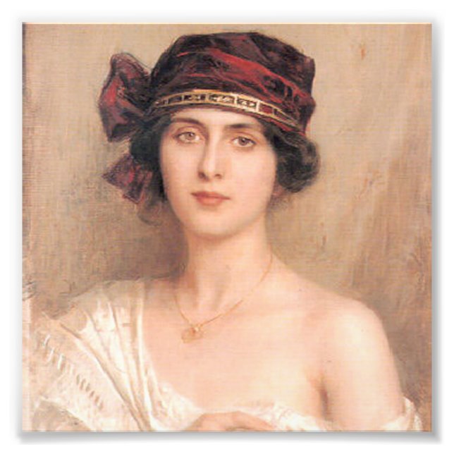 Schöne, junge Dame von Albert Lynch, Belle Epoque, Fotodruck (Vorne)